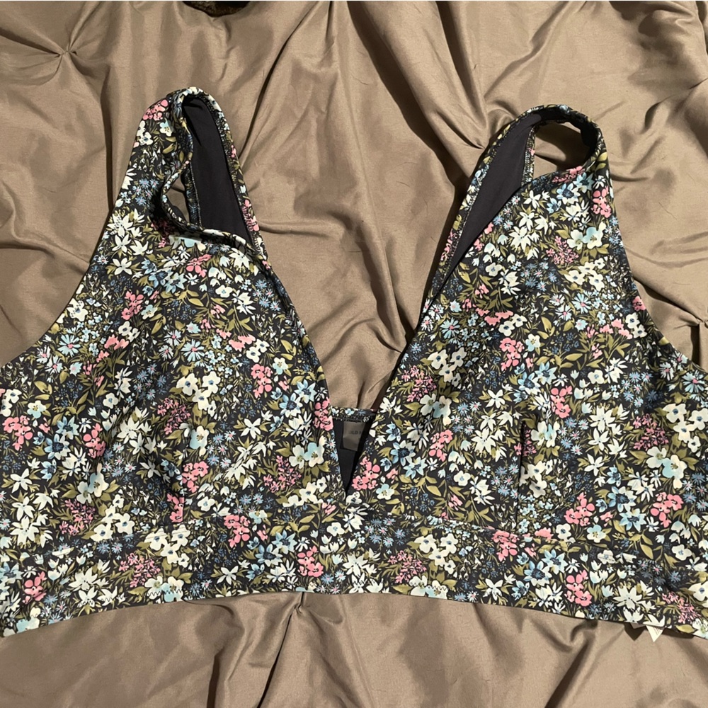 Old Navy 3X floral bikini top
